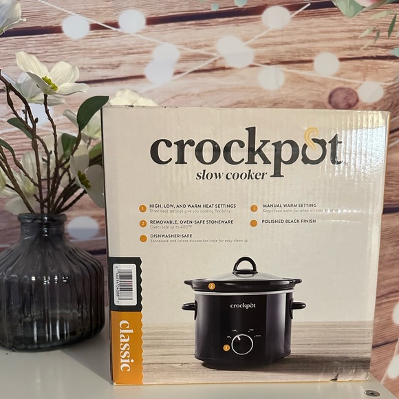 Crock-Pot Small 2 Quart Round Manual Slow Cooker, Black (SCR200-B) - Picture 7 of 10